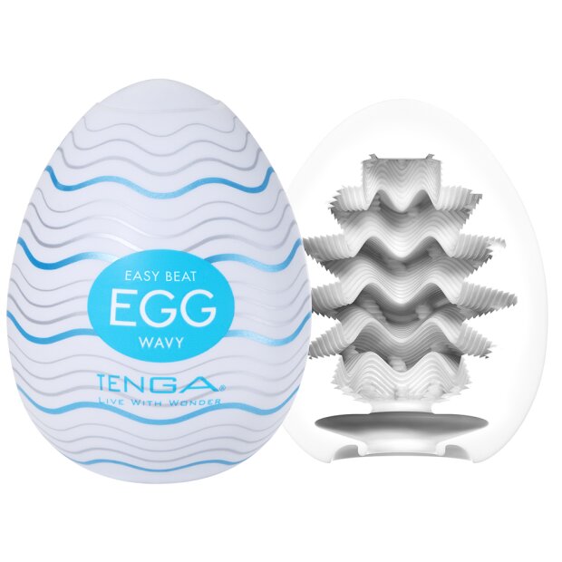 TENGA Wavy Eggs Taschenmuschi 6 Stück