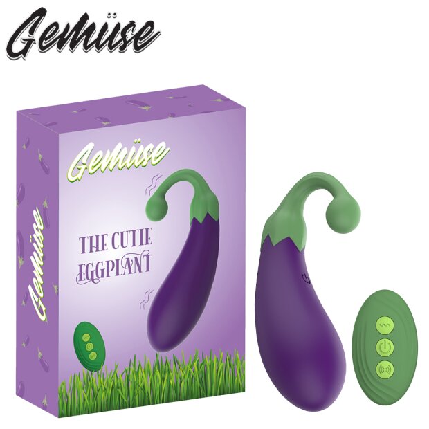 Gemüse The Cutie Eggplant Vibrating Veggie Multicolour 9 cm Ø 3.2 cm