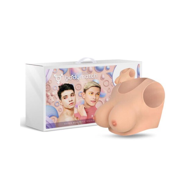 BODYMATCH Bowie Realistic Silicone Breast Form E Cup Nude