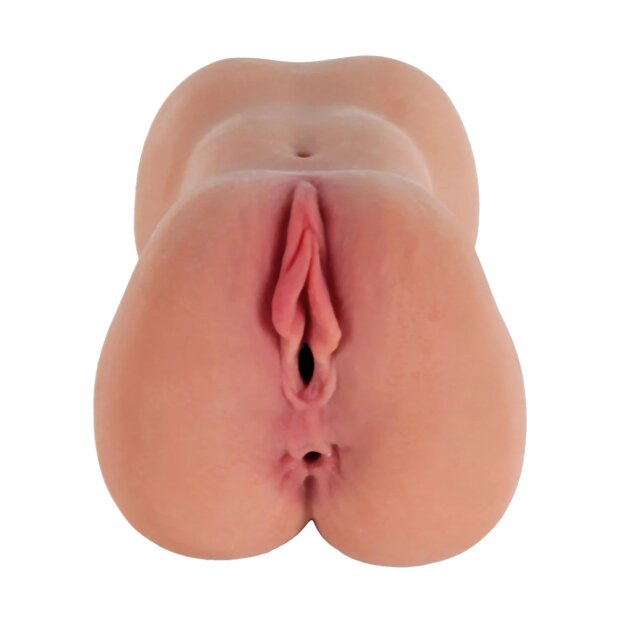 Hidden Desire Slut Hole Masturbateur vaginal réaliste avec vibration Beige