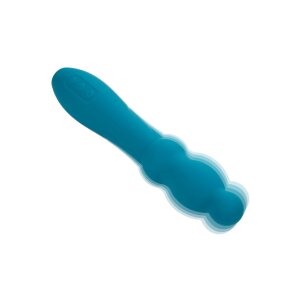 CalExotics Glide Ripple Vibrator Blau 20 cm Ø 3,3 cm