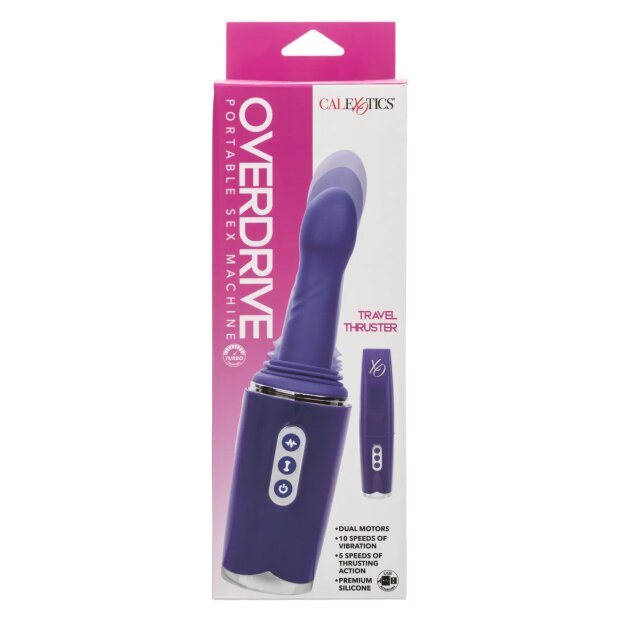 CalExotics Travel Thruster Sex machine portable Violet
