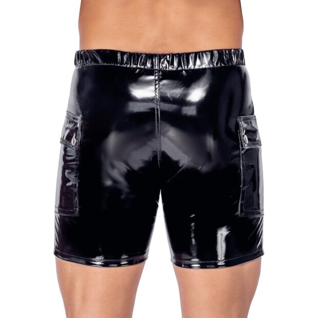 Black Level Lack-Shorts Schwarz S
