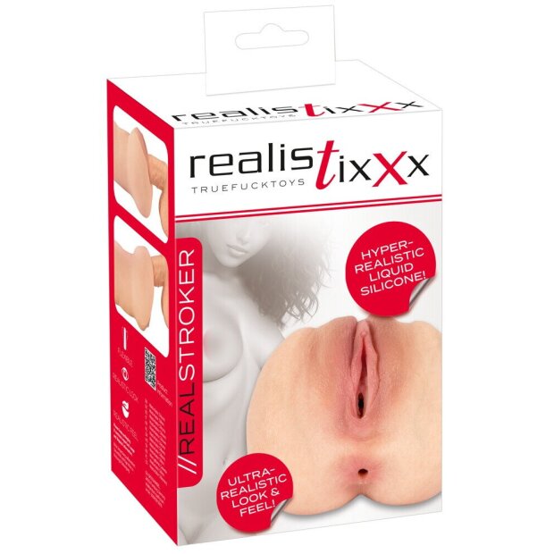 You2Toys Realistixxx Real Stroker masturbateur compact vagin anus Beige