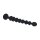Levelz Ribbed Silicone Flared Anal Beads Black