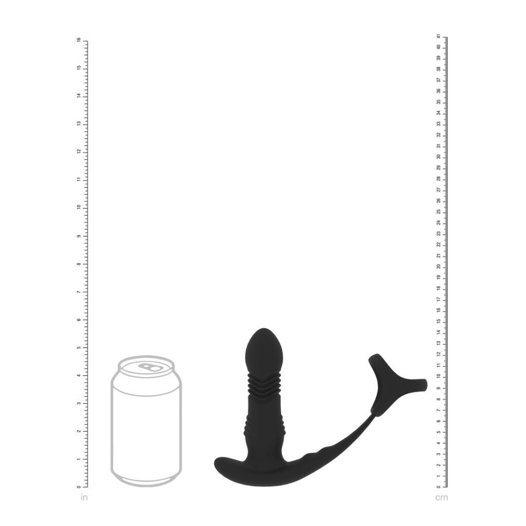 Levelz vibrierender und stoßender Silikon Prostata-Massager mit Tri-O,  51,95 €