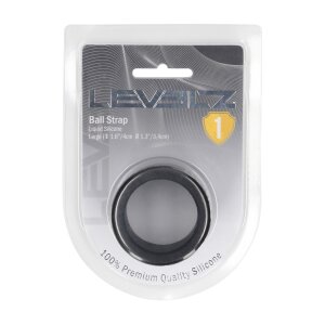 Levelz Flüssiger Silikon Hodenriemen Schwarz 34 mm...