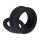 Levelz Wide Double O Silicone Cock Ring Black Size L