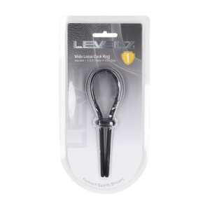 Levelz Adjustable Silicone Lasso Cock Ring Black
