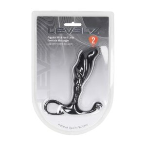 Levelz Stimulateur de prostate nervuré en silicone...