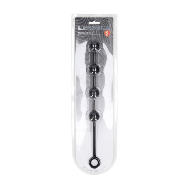 Levelz Round Silicone Anal Balls M 30 mm Black