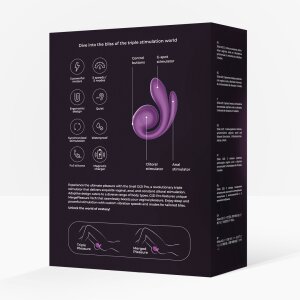 SNAIL VIBE GIZI Pro Triple Stimulator Grapo Purple