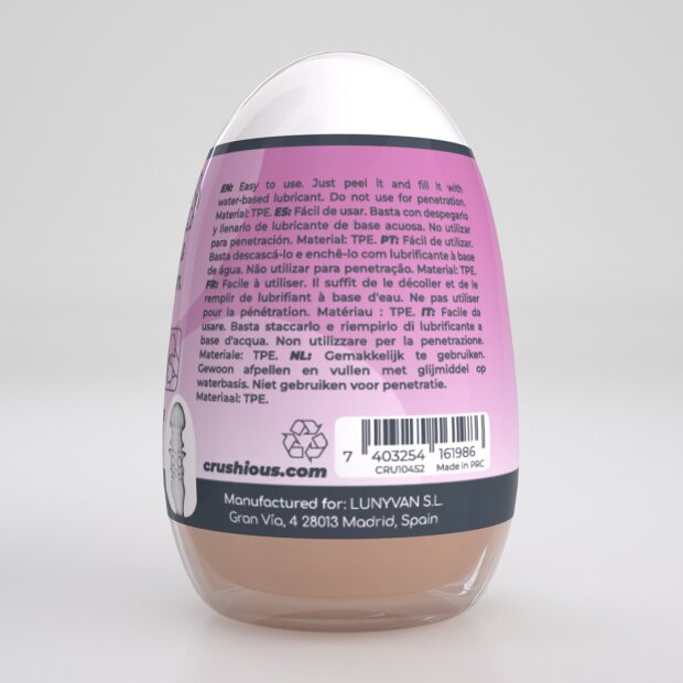 Crushious Ezy Egg Masturbator The Skilled Purple