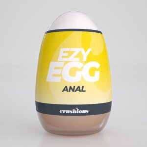 Crushious Ezy Egg Masturbator Anal Yellow