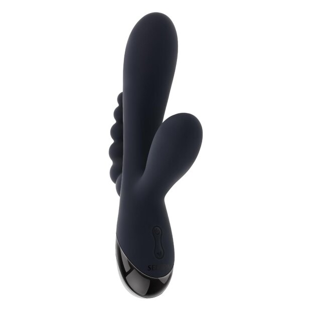 Evolved Selopa Triple Aces specialty vibrator black 19.7 cm