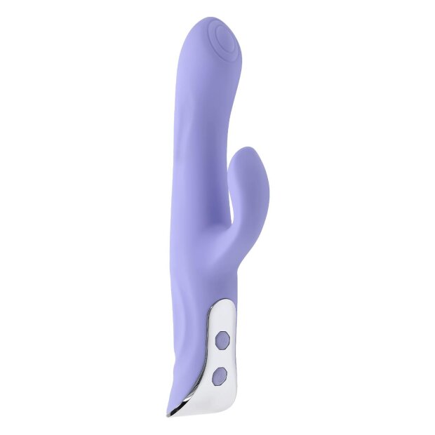 Evolved Selopa Lavender Love vibrator with clitoral stimulation purple 23.3 cm