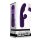 Evolved Pleasure Puff vibrator with clitoral stimulation purple 24.1 cm