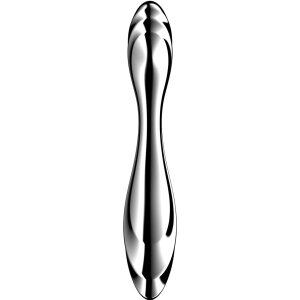 Satisfyer Pure Gravity 2 Edelstahl Doppel-Dildo Silber
