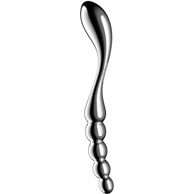 Satisfyer Star Force 1 stainless steel double-ended dildo Silver