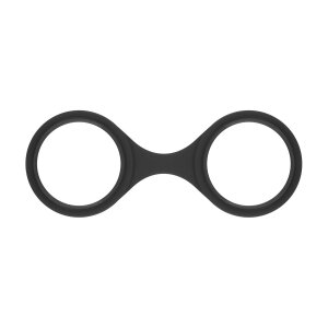 EasyToys Menottes en Silicone Flexibles Noir