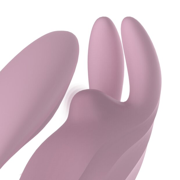 Teazers Bunny Vibrateur pour Couple avec Télécommande Rose