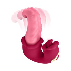 Teazers Double Tongue Vibrator Pink
