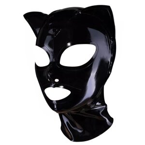 LateXcite Cat Mask XS Schwarz