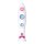 My Fucsia White Submarine Handgefertigter Porzellan Dildo Mehrfarbig 21 cm