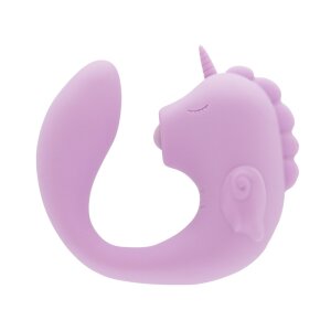 Unihorn C-Horse Marina Lilac Dual Vibrator aus Silikon