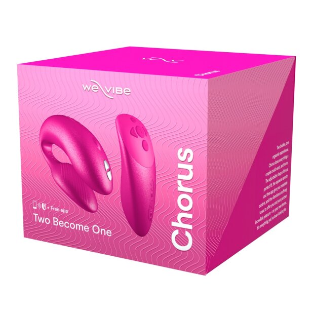 We-Vibe Chorus Couples Vibrator with App Control and Squeeze Remote