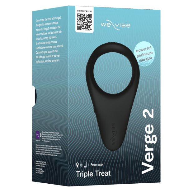 We-Vibe Verge 2 anneau pénien vibrant avec stimulateur du périnée