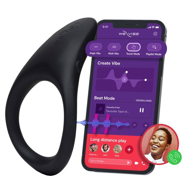 We-Vibe Verge 2 anneau pénien vibrant avec stimulateur du périnée