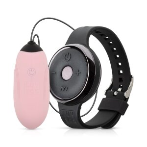 LUV EGG Vibroei mit Uhr Fernbedienung Pink