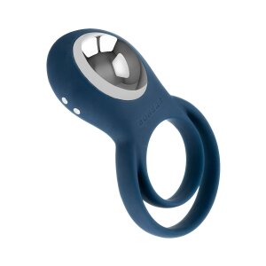 Boners Vibrating Cock Ring for Couples Blue