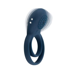 Boners Vibrating Cock Ring for Couples Blue