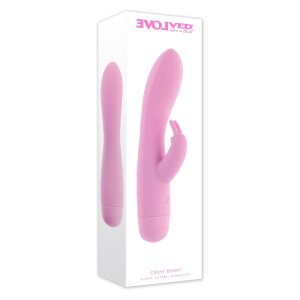 Evolved Cushy Bunny Rabbit Vibrator 19 cm Pink