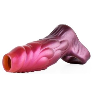 PINKALIEN Textured Silicone Penis Sleeve