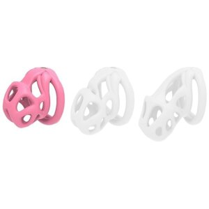 CockLock Pink Resin Chastity Cage