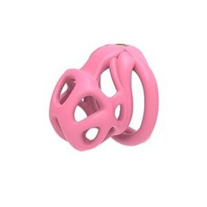 CockLock Pink Resin Chastity Cage