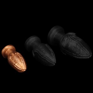 MetallicAnal Goldnut Plug S