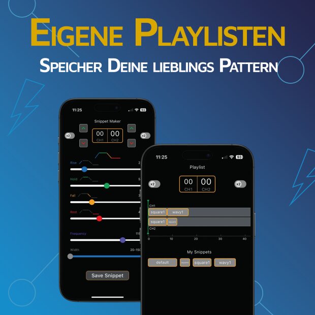 Electrastim Linx Dual-Channel Reizstromgerät mit App- und Fernsteuerung