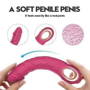 Lovesecret Premium G Spot Realistic Vibrator Pink 10...