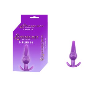 Lovesecret Sensual T-Plug 14 Purple 5,5cm