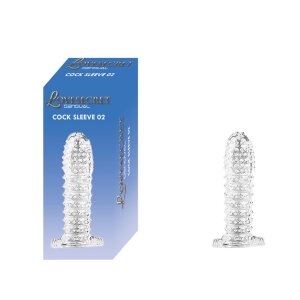 Lovesecret Sensual Cock Sleeve 02 Clear Penis Sleeve Ribbed