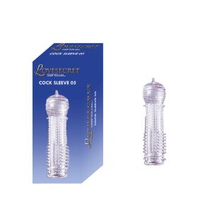 Lovesecret Sensual Cock Sleeve 05 Clear Penis Sleeve...