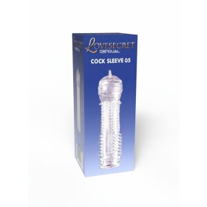 Lovesecret Sensual Cock Sleeve 05 Clear Penis Sleeve...