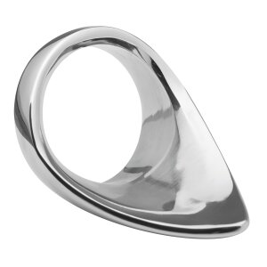 Outlet - MALESATION Metal Teardrop Cock Ring
