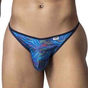CandyMan Limcot Blue Thong S - XXL