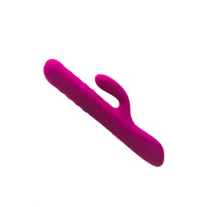 Lovense Velvo Rabbit Vibrator mit Massageperlen Pink