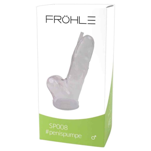 Fröhle SP008 Realistischer Peniszylinder L Zubehör für Pumpen Transparent 21 cm ⌀ 5 cm